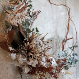 Wreath of the year – dried flowers